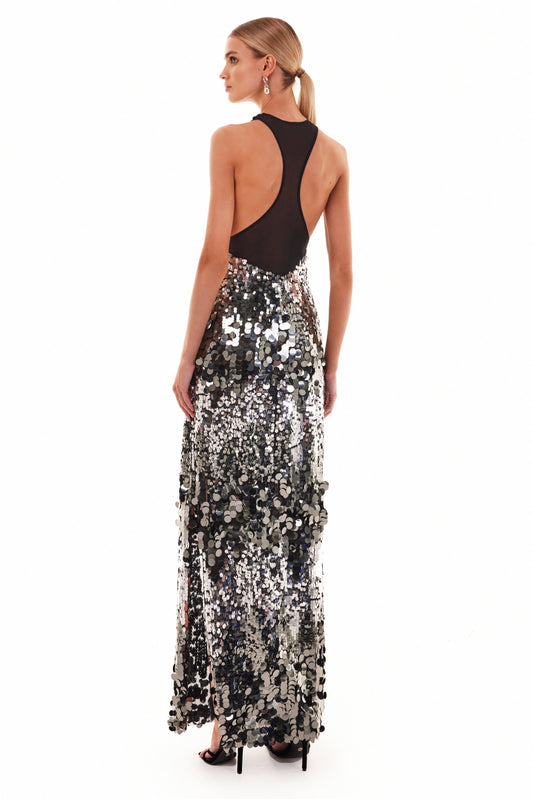 LUMIERE SEQUINS MAXI DRESS