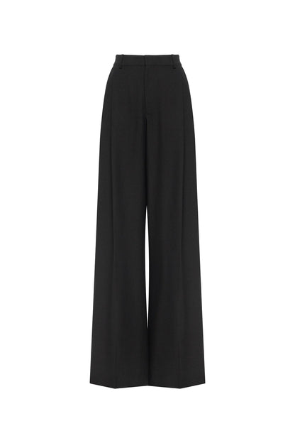HIGH-RISE BLACK SUIT PANTS, XO XO