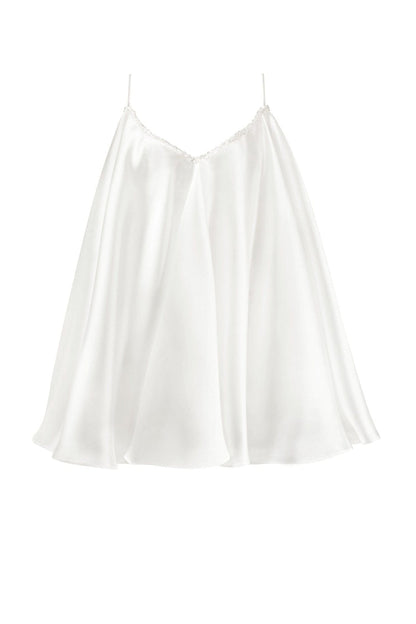 WHITE BABYDOLL DRESS