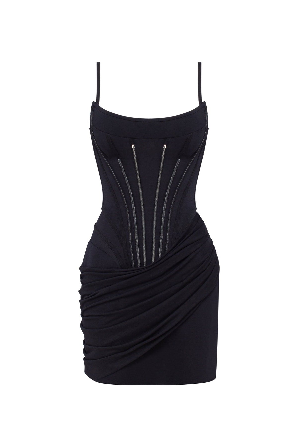 CHIC FITTED CORSET MINI DRESS, PARISIENNE
