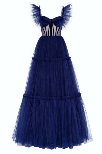 ELEGANT OFF-THE-SHOULDER MAXI DRESS