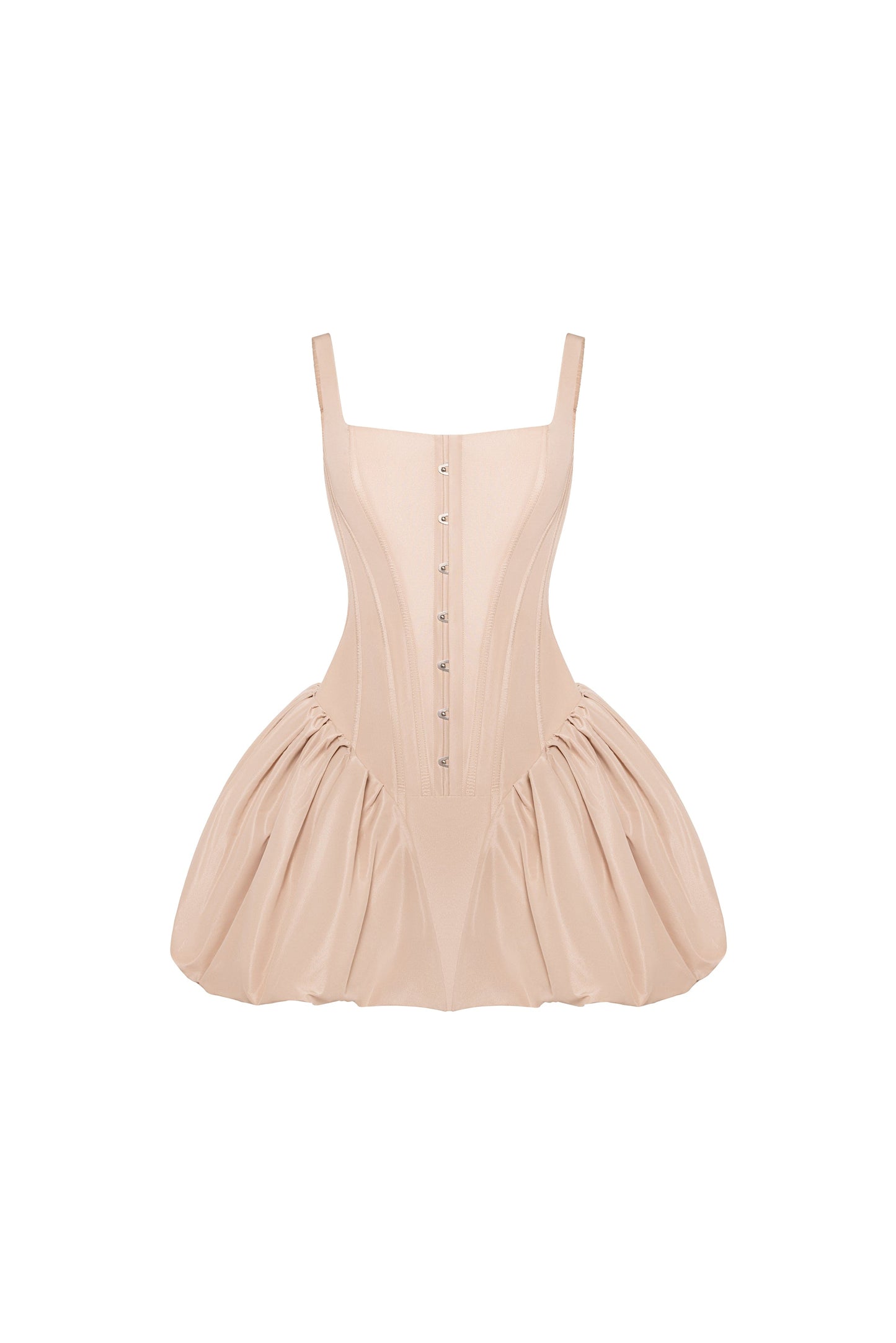 CAPPUCCINO CORSET MINI DRESS
