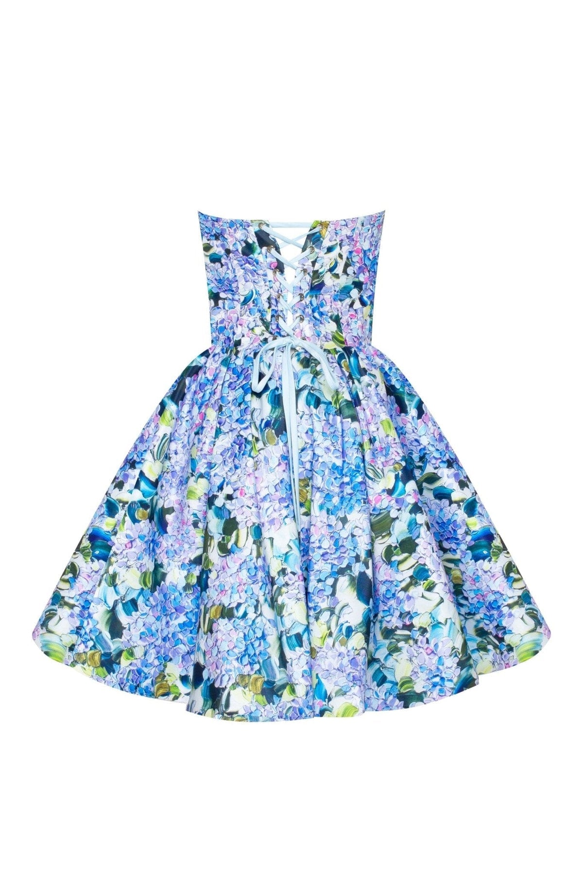 HYDRANGEA CORSET MINI DRESS