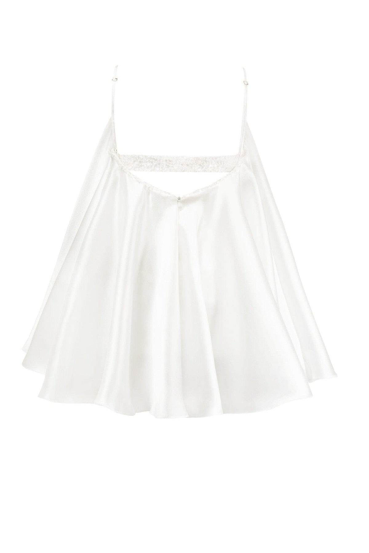 WHITE BABYDOLL DRESS
