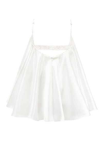 WHITE BABYDOLL DRESS