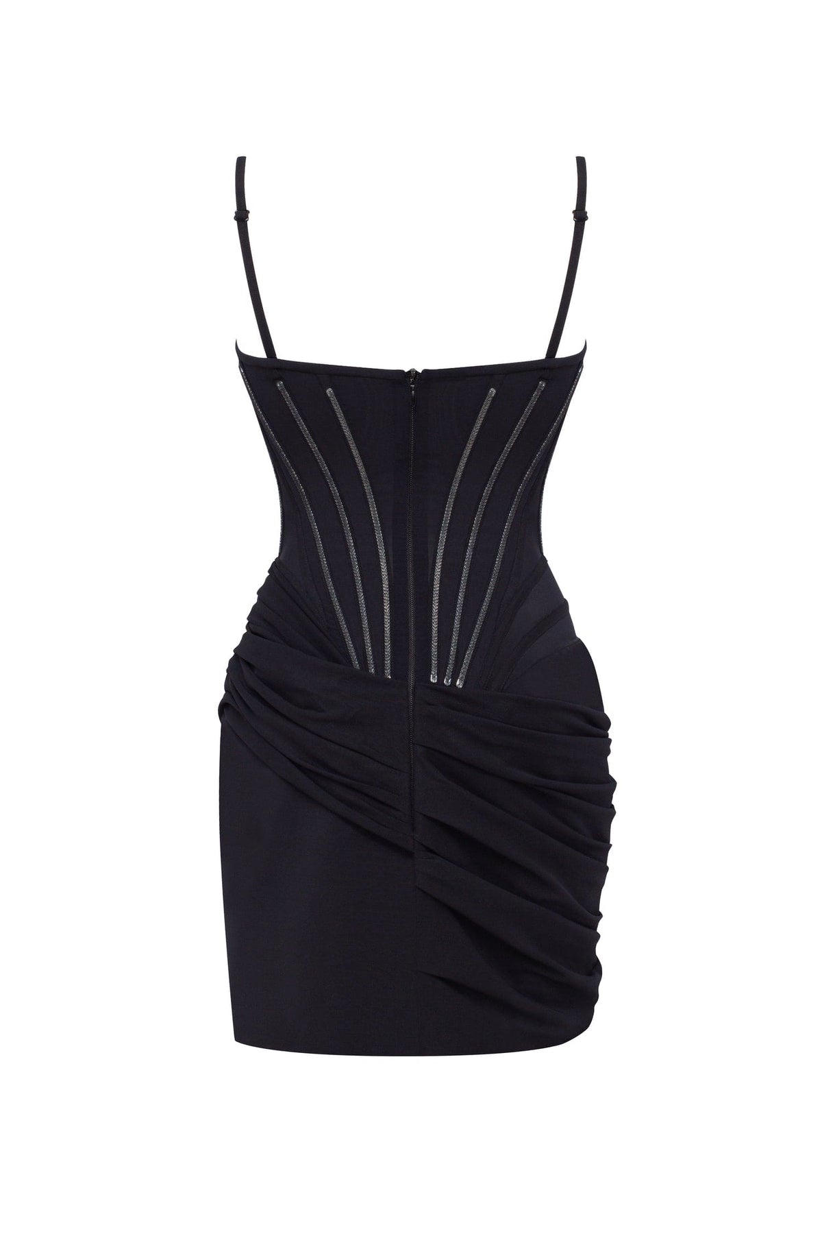 CHIC FITTED CORSET MINI DRESS, PARISIENNE