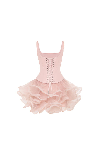 SCULPTING PINK LOW WAIST CORSET