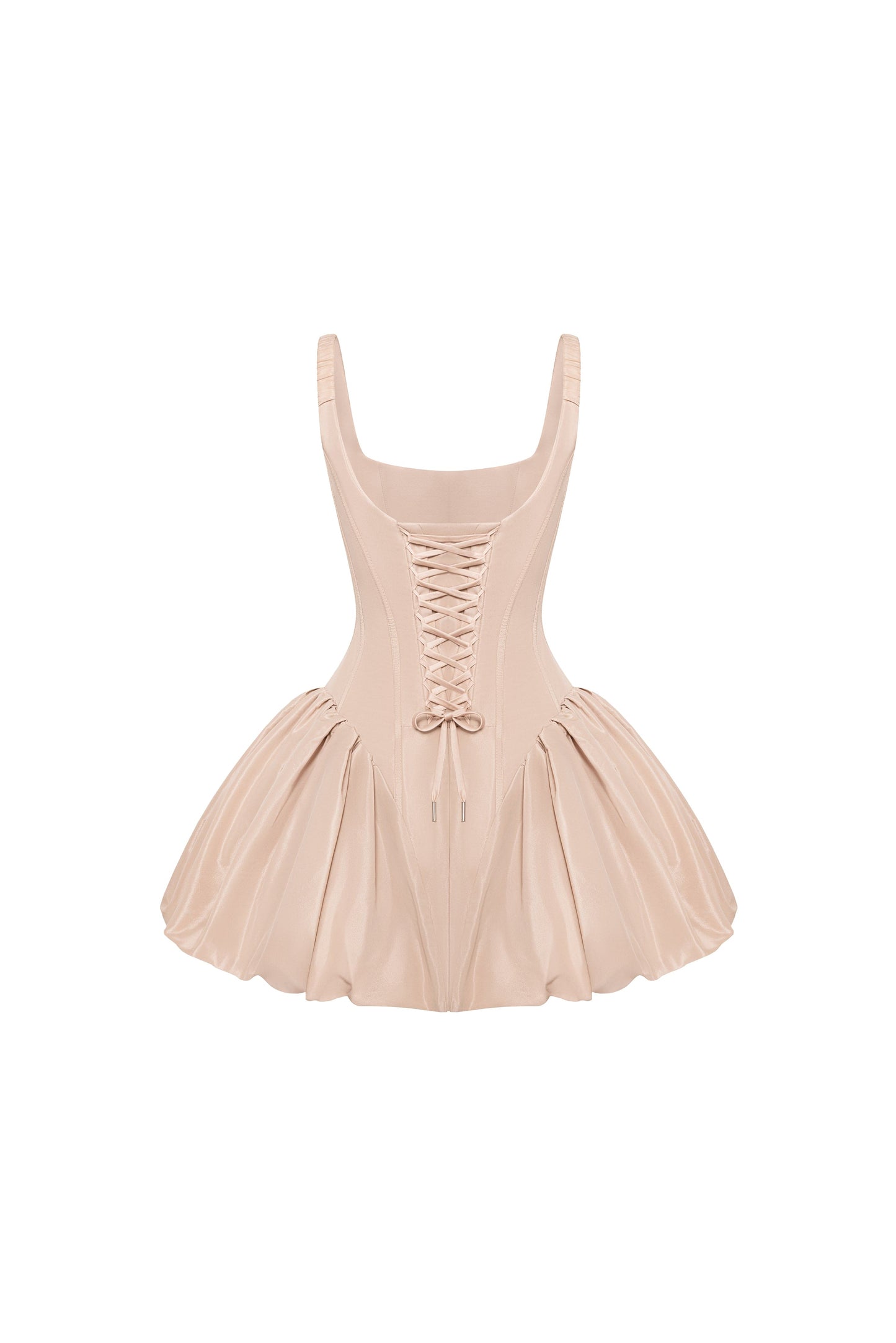 CAPPUCCINO CORSET MINI DRESS