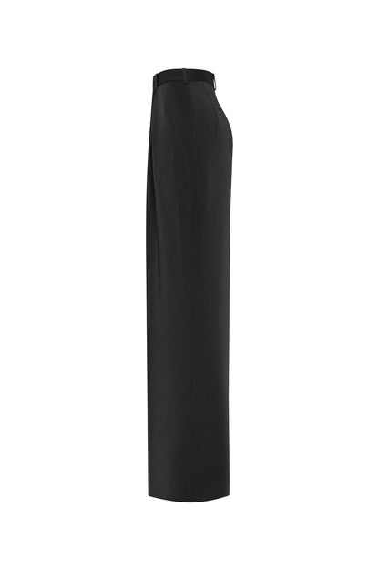 HIGH-RISE BLACK SUIT PANTS, XO XO