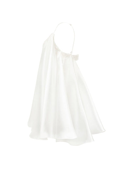 WHITE BABYDOLL DRESS