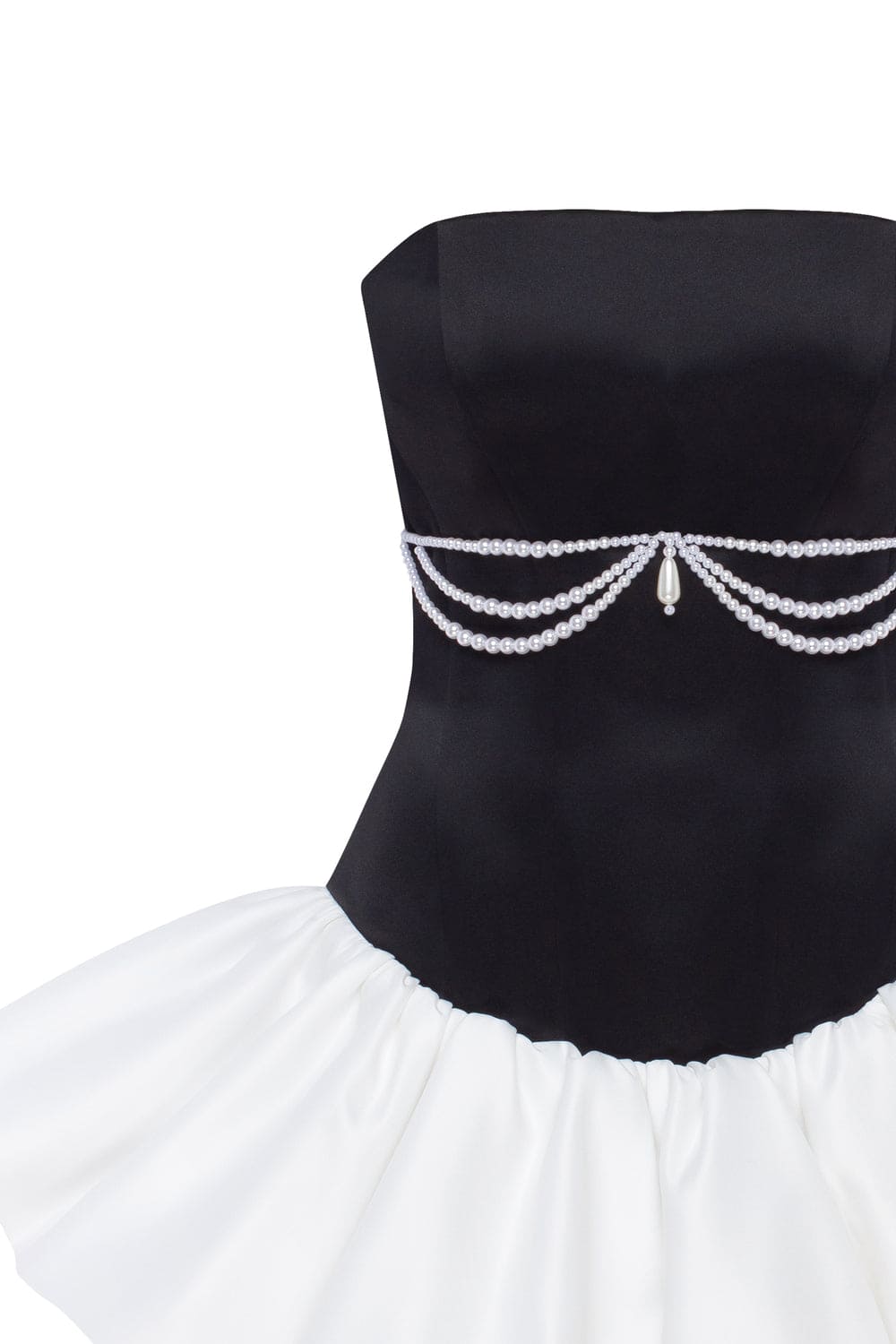 SWAN-LIKE MINI CORSET DRESS, GLOW-UP