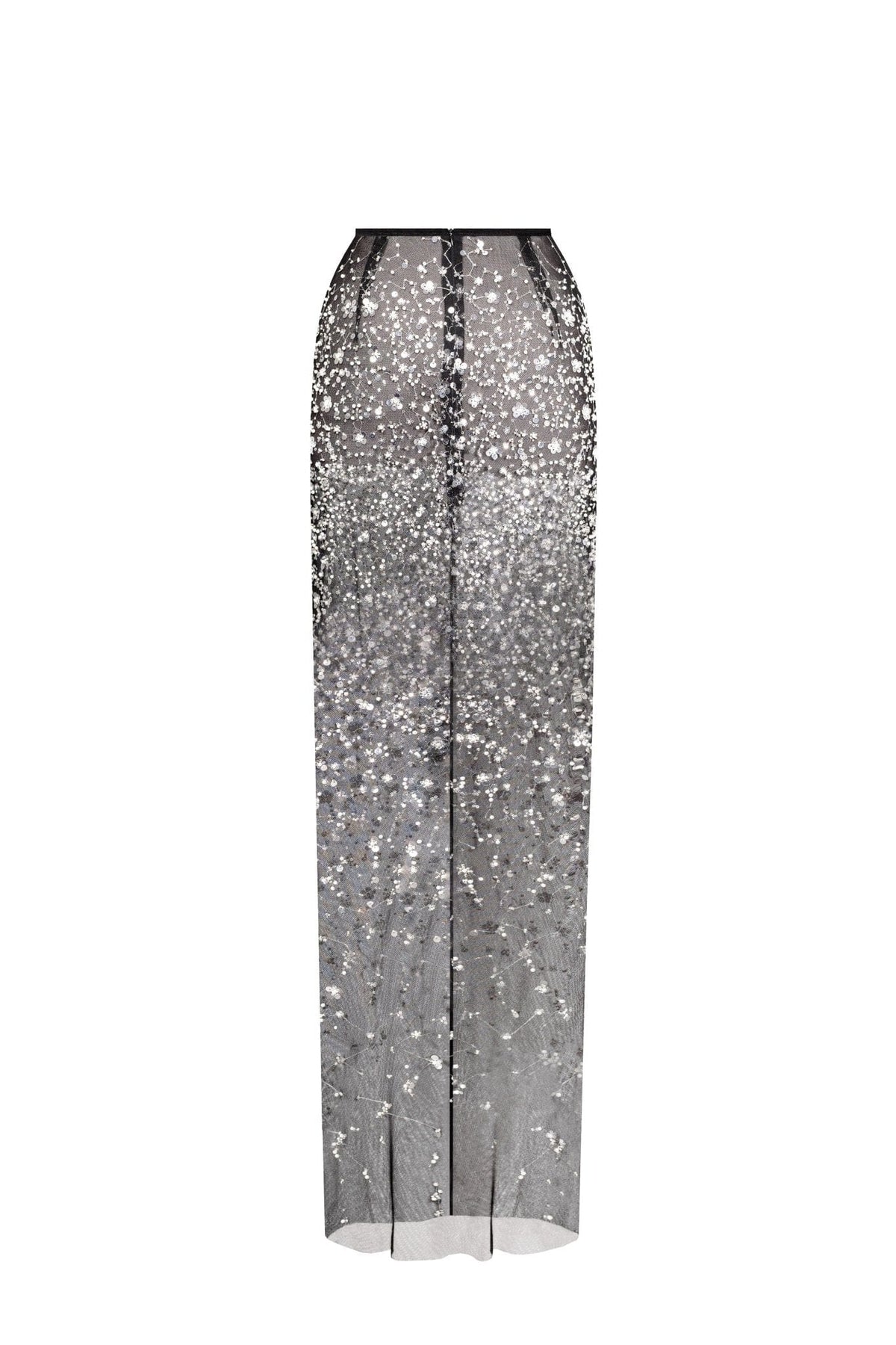 CRYSTAL-COVERED FABULOUS BLACK MAXI DRESS