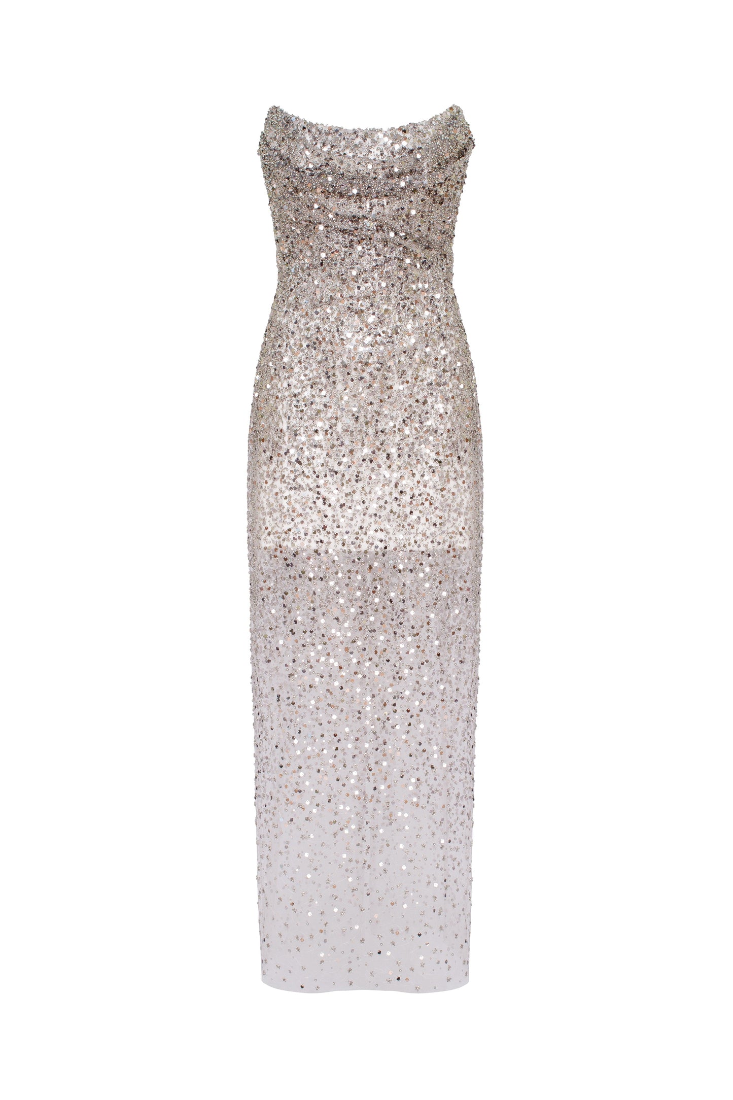 ENTRANCE WORTHY SEQUINED MAXI DRESS