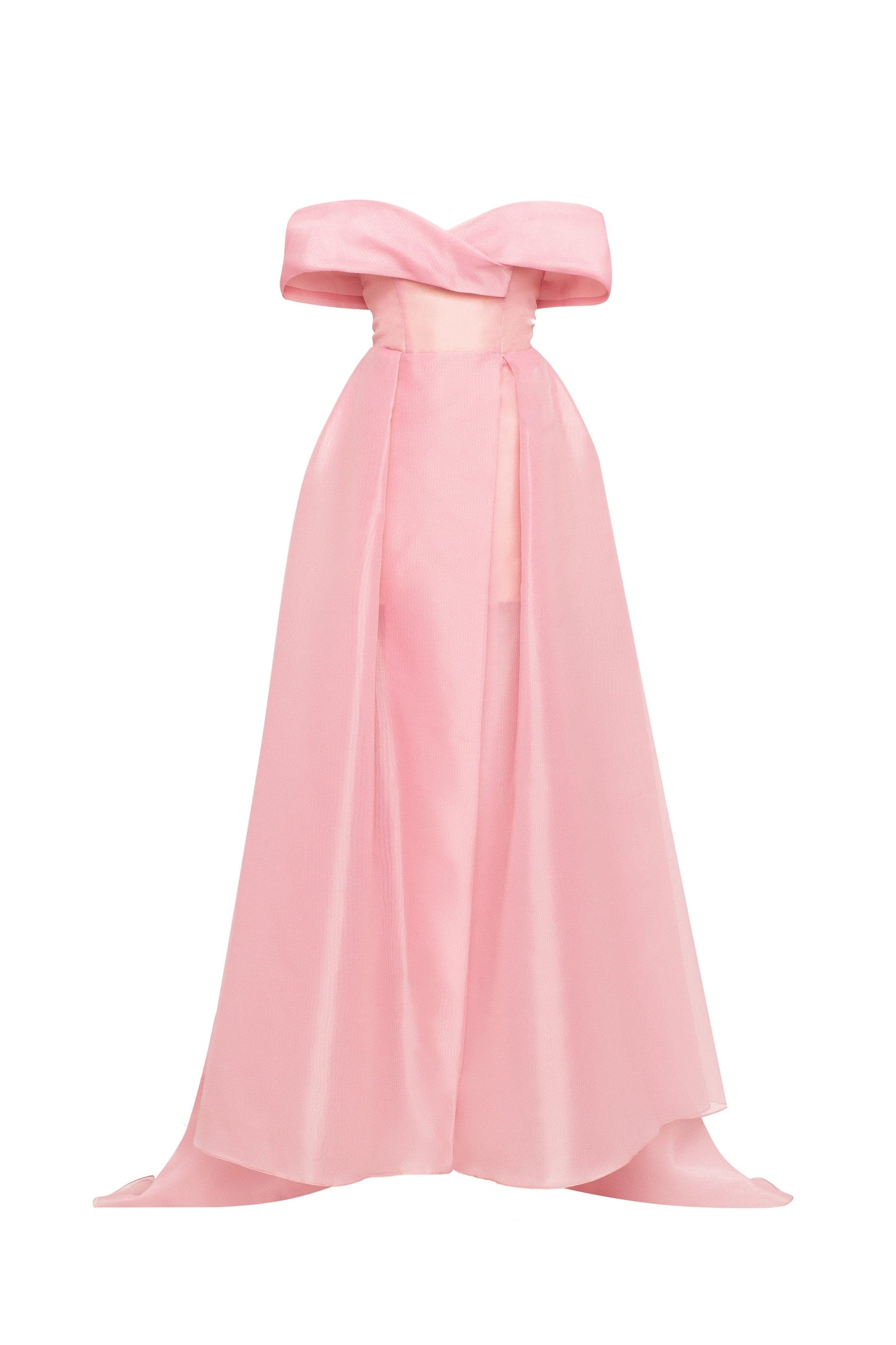 EDEN GARDEN MISTY ROSE OFF SHOULDER MAXI DRESS