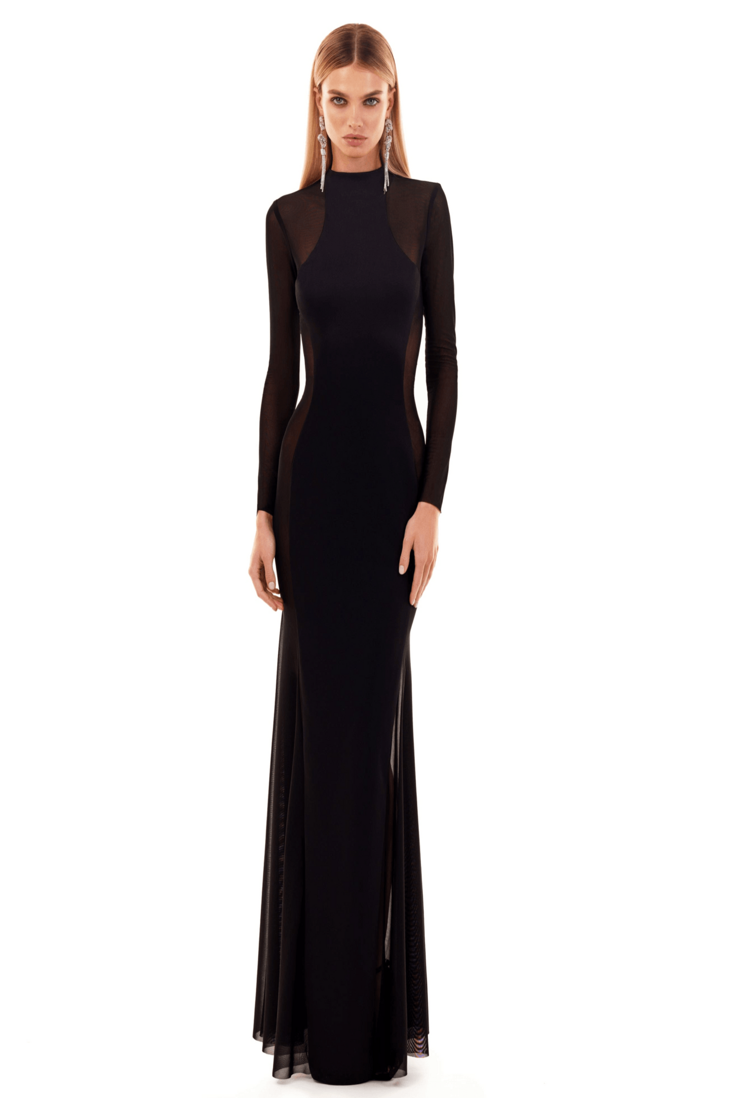 SHOWSTOPPER BLACK MAXI DRESS