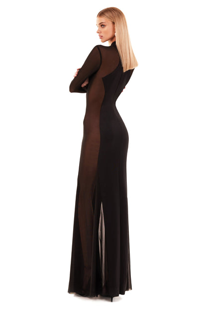 SHOWSTOPPER BLACK MAXI DRESS