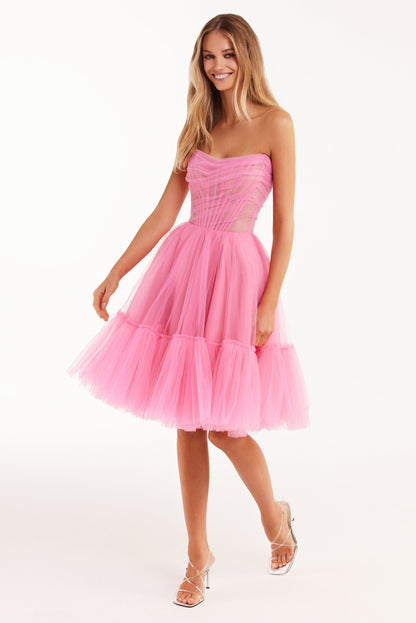 ALL IN PINK TULLE DRESS