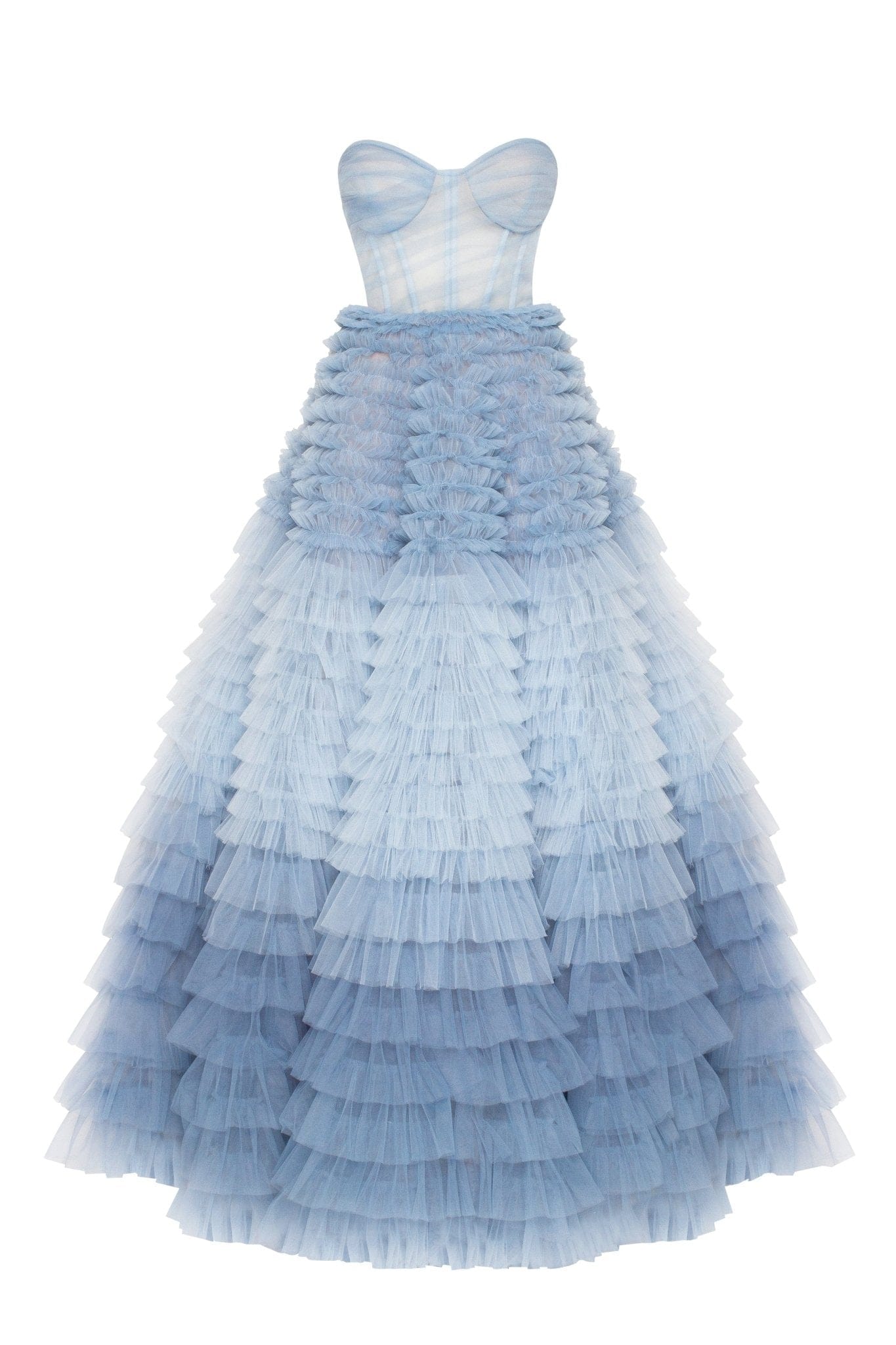 fluffy maxi dress Faeriesty Elegant Off-Shoulder Maxi Dress, Sheer Mesh Sleeve Design, 3D Waist Decor. Form-Fitting Top With Fluffy Tulle Skirt, Suitable For Weddings Party