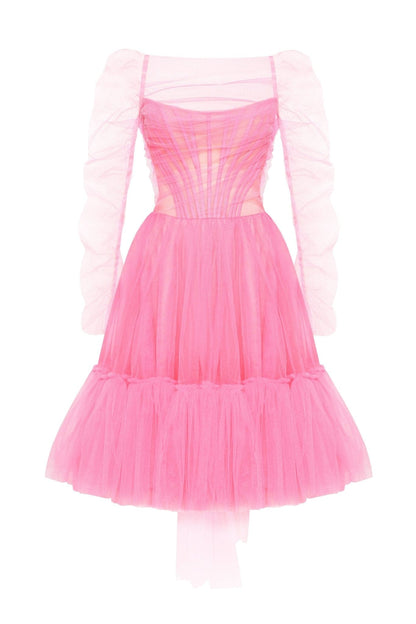 ALL IN PINK TULLE DRESS