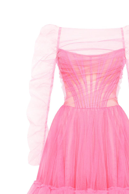 ALL IN PINK TULLE DRESS