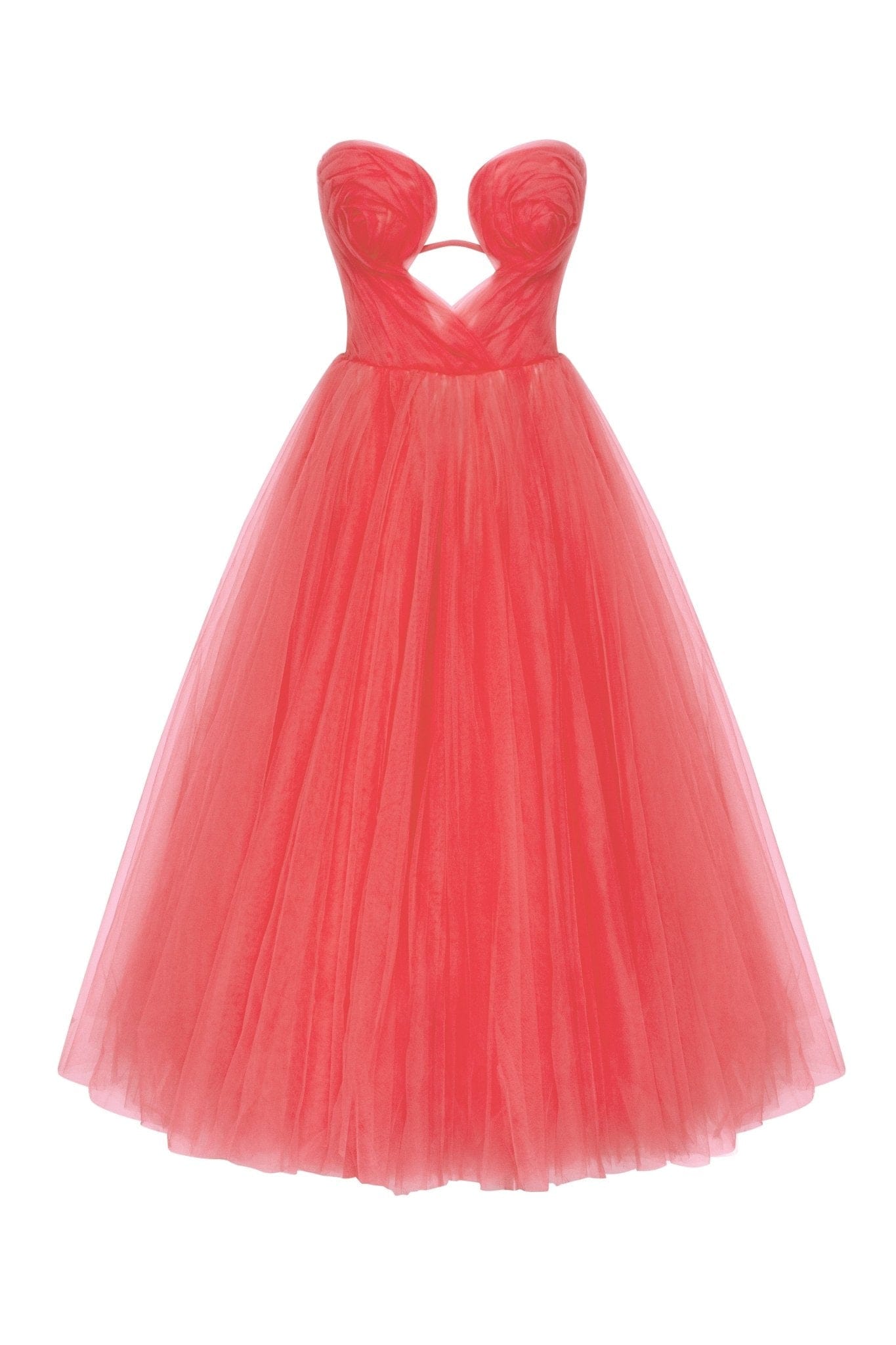 CORAL MIDI TULLE DRESS