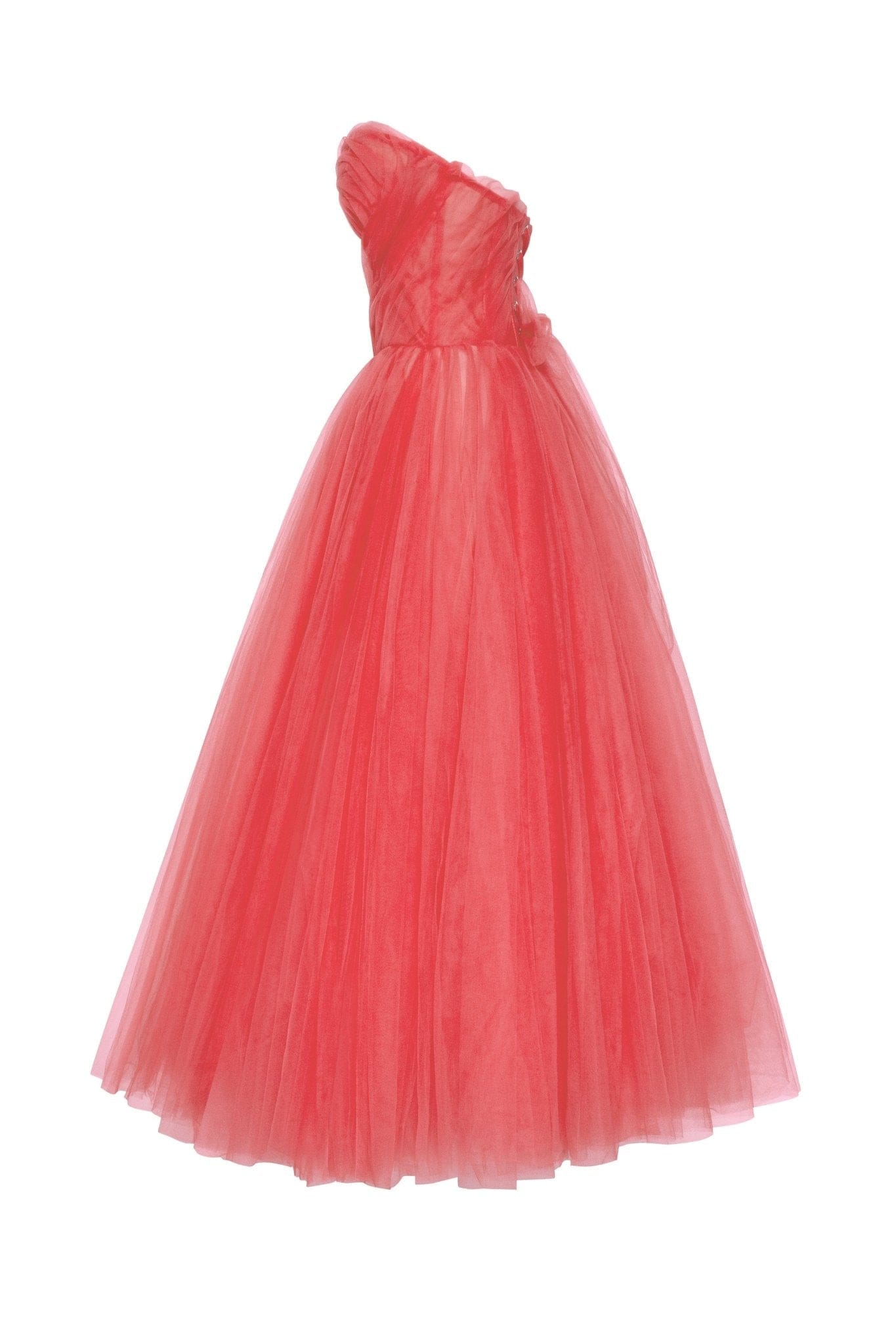 CORAL MIDI TULLE DRESS