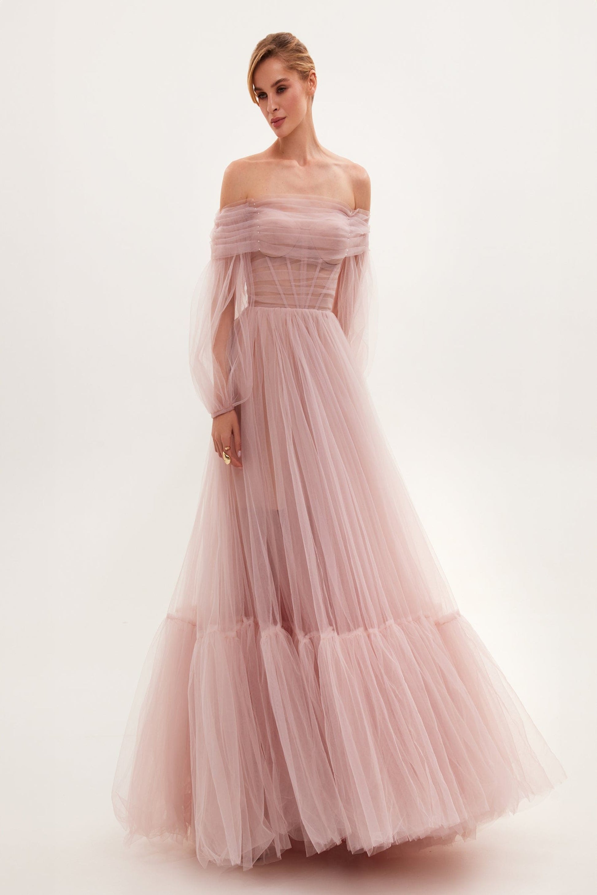 rose sheer dress Sheer Halter Neck 3D Floral Embroidered Dress with High-Low Hem
